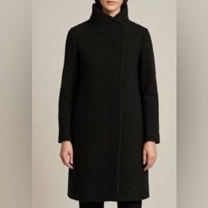 Aritzia Babaton Calloway Wool Cashmere Coat Black XS